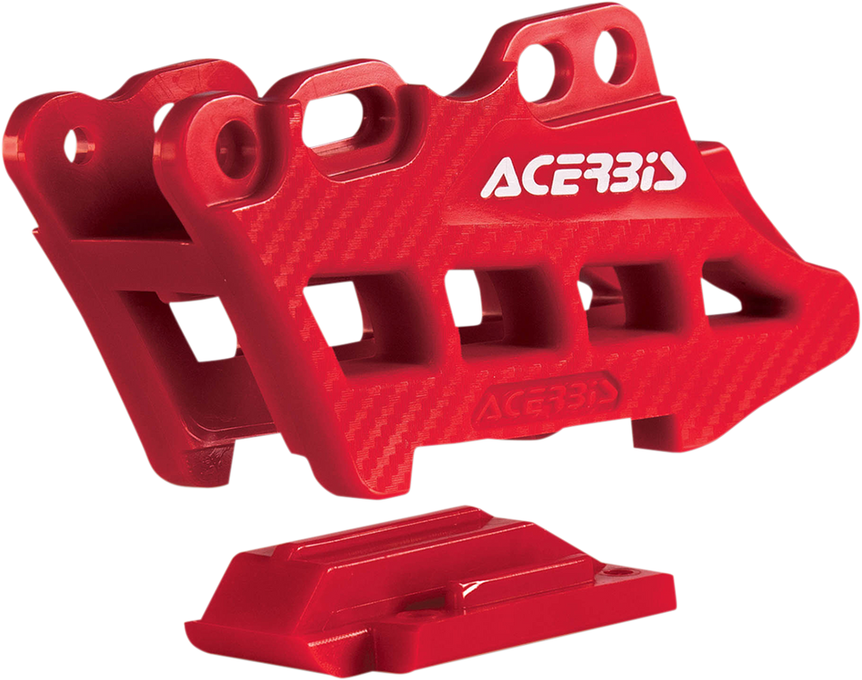 Complete Chain Guide Block - Honda - Red - Lutzka's Garage