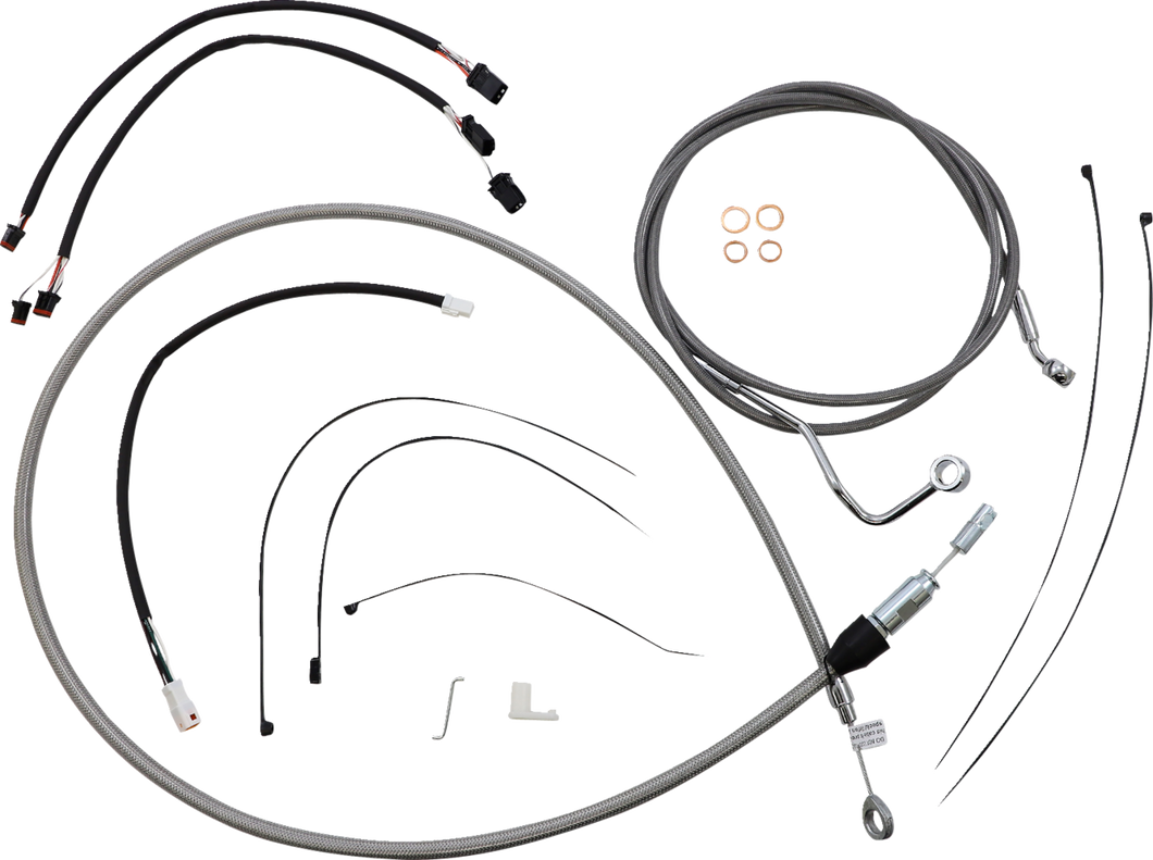 Control Cable Kit - XR - Stainless Steel/Chrome