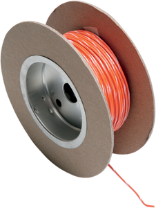 100 Wire Spool - 18 Gauge - Orange/White - Lutzka's Garage