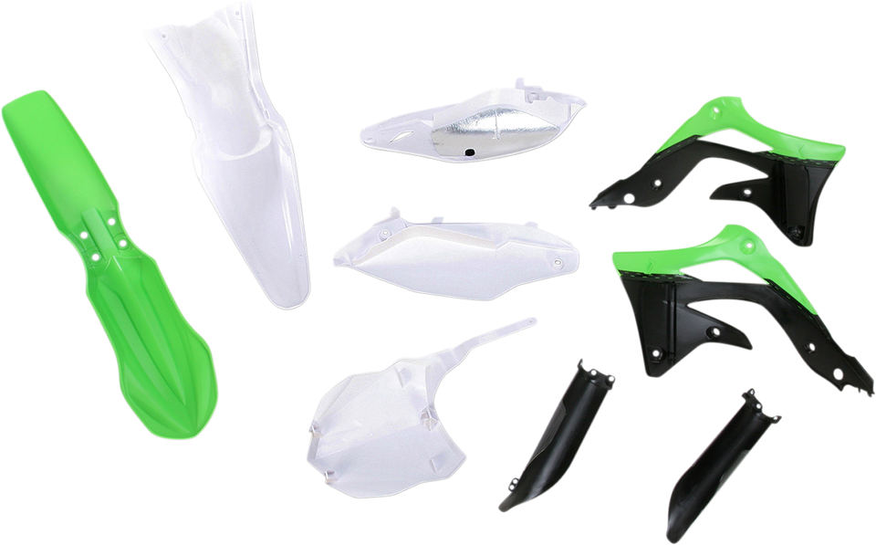 Full Replacement Body Kit - OEM 13 White/Black/Green