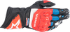 Honda GP Pro R3 Gloves - Black/Bright Red/Blue - Small - Lutzka's Garage