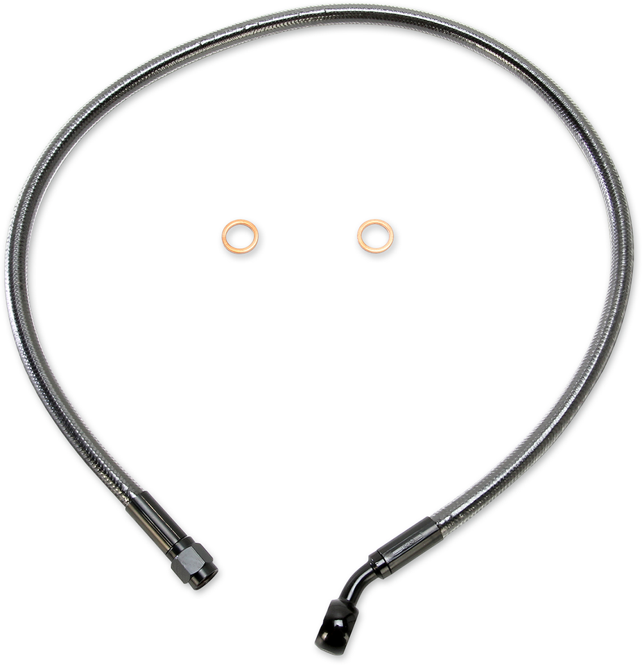 Brake Line - 10 mm-35° - 28" - Black Pearl