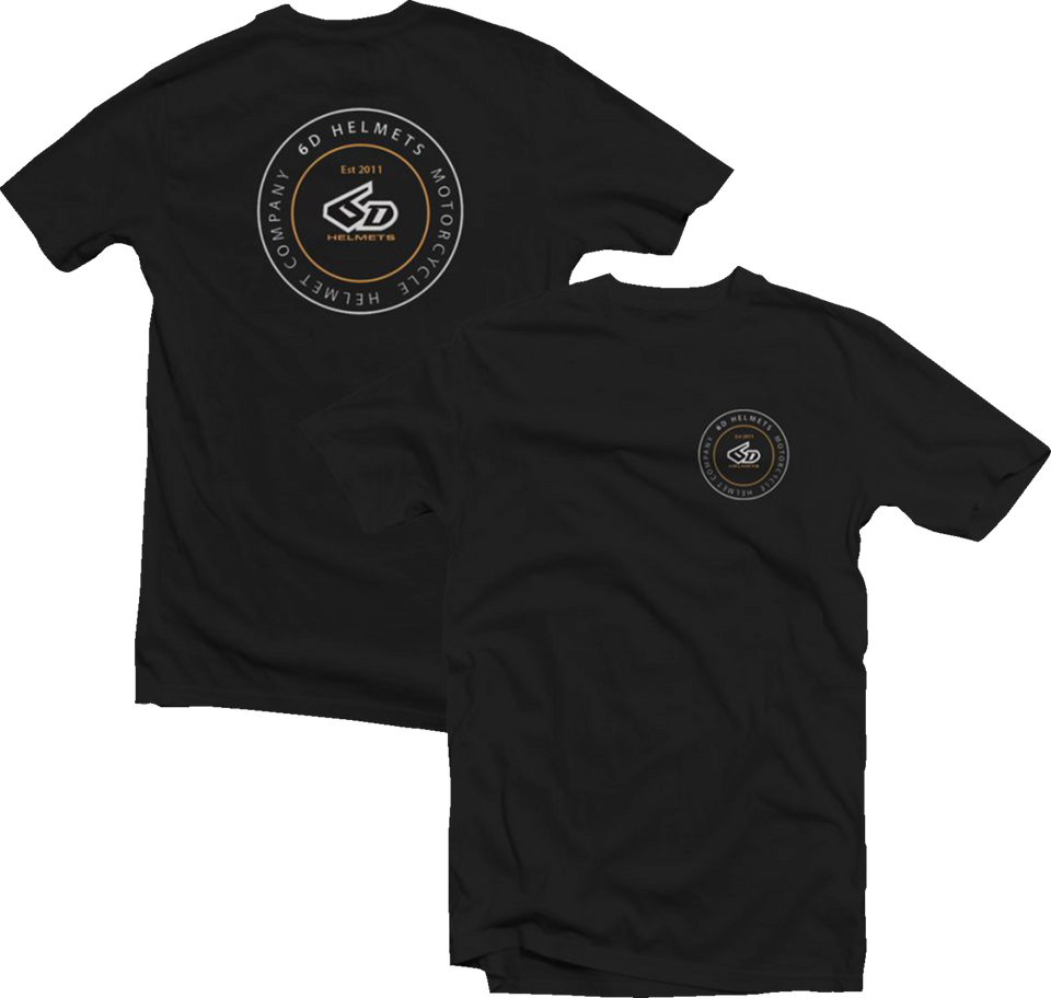 6D Company T-Shirt - Black - Small - Lutzka's Garage