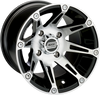 Wheel - 387X - Front - Machined Black - 14x7 - 4/110 - 4+3