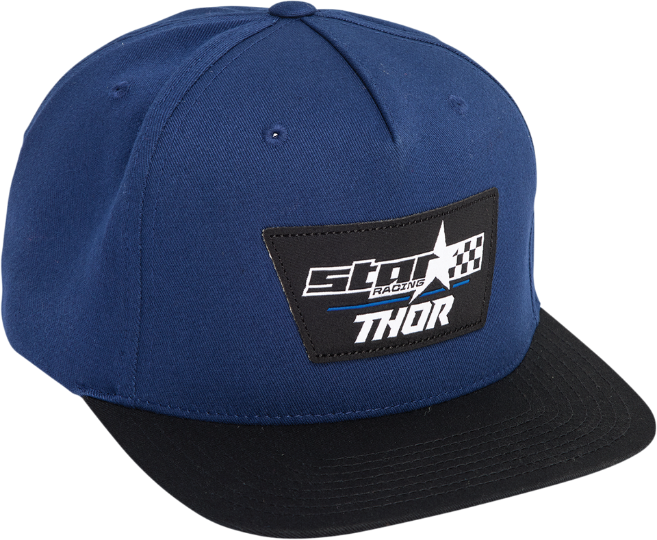 Star Racing Champ Snapback Hat - Navy - Lutzka's Garage