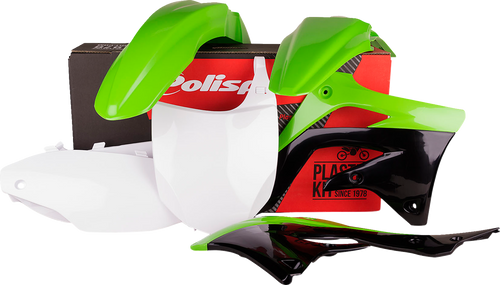 Body Kit - Complete - OEM Green/White/Black - KX 450F