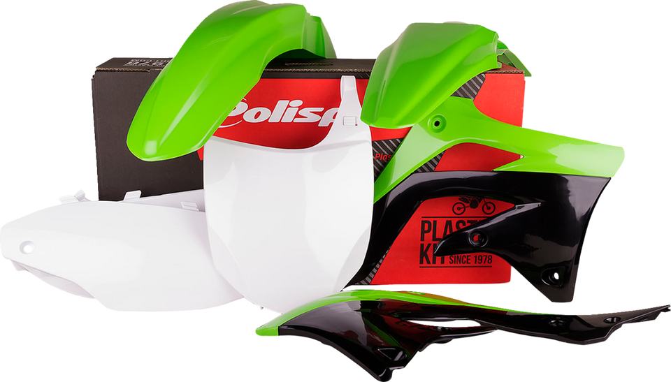 Body Kit - Complete - OEM Green/White/Black - KX 450F