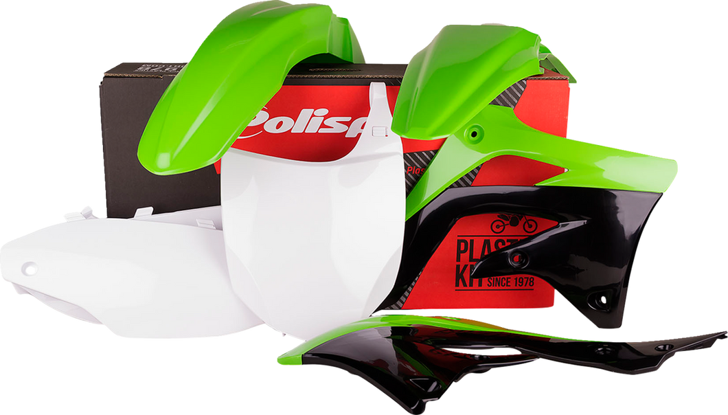 Body Kit - Complete - OEM Green/White/Black - KX 450F