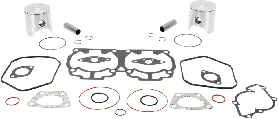 Piston Kit with Gaskets - 69.50 mm - 493 Engine Type - Ski-Doo