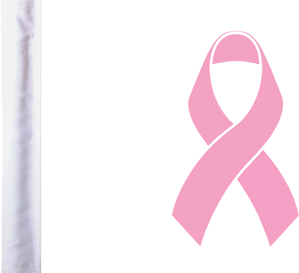 Pink Ribbon Flag - 6