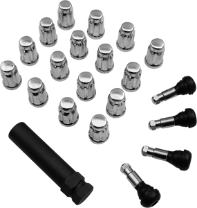 Lug Nut - Splined - 3/8" - Chrome - 16 Pack - Lutzka's Garage