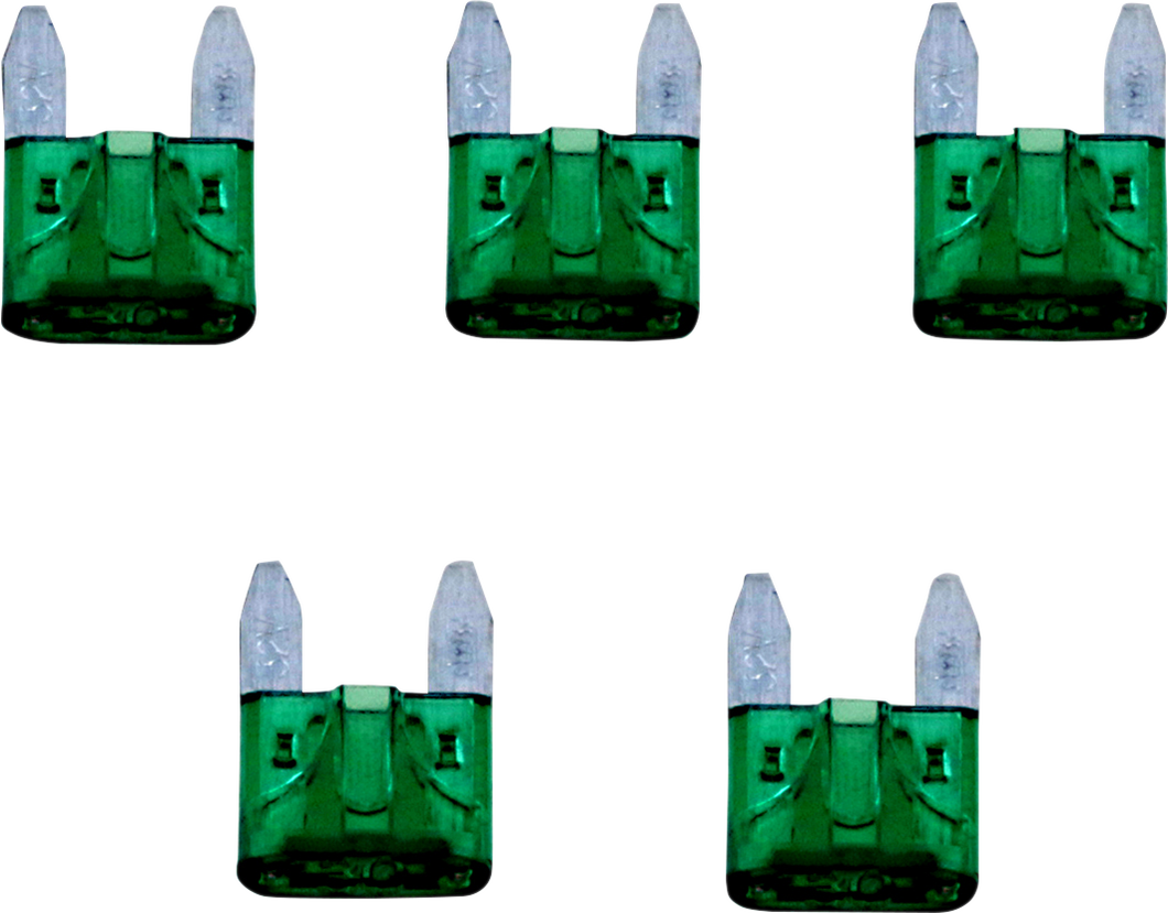 Fuses - Mini - 30 Amp - 5 Pack