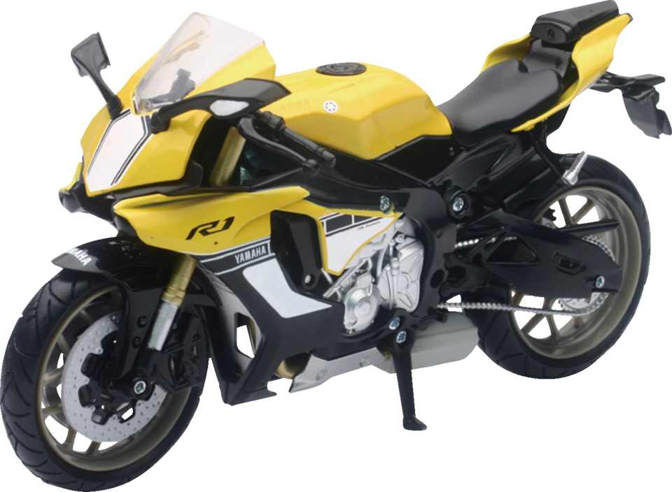 Yamaha YZF-R1 2016 Bike - 1:12 Scale - Yellow/Black - Lutzka's Garage