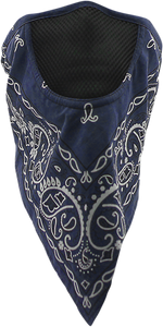 Facefit Facemask - Navy Paisley - Lutzka's Garage