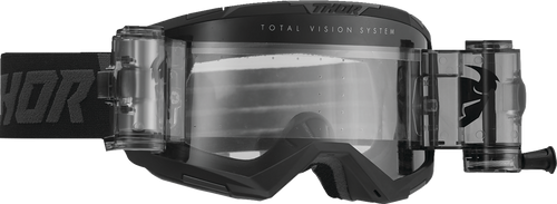 Regiment Storm Roll-Off Goggle - Storm Black - Clear - Lutzka's Garage