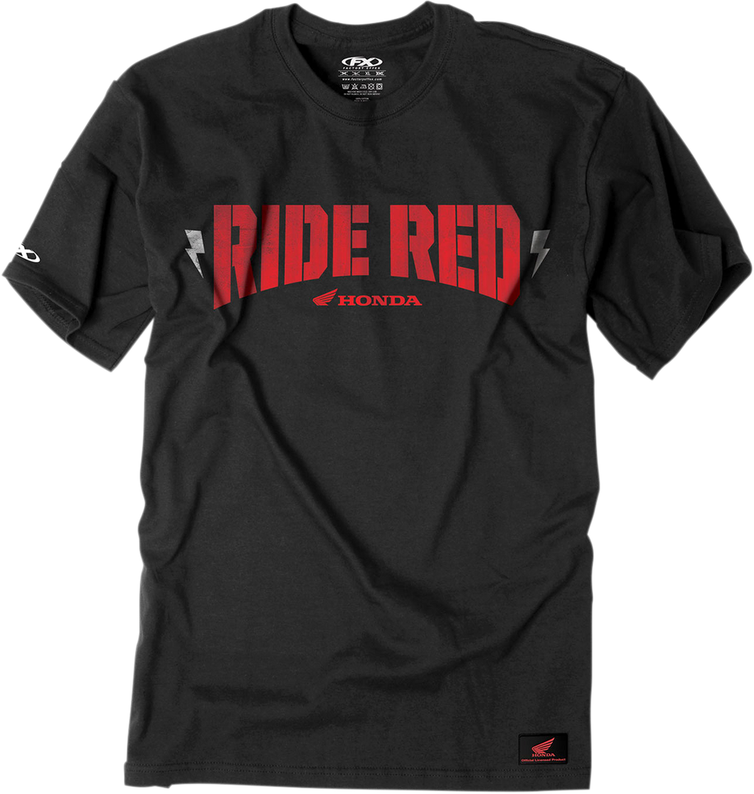 Honda Ride Bolt T-Shirt - Black - Medium - Lutzka's Garage