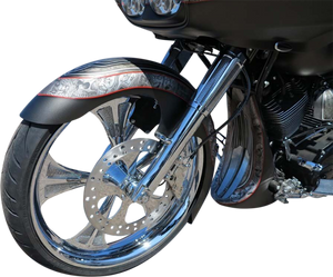 Thicky Front Fender - 23" Wheel - With Satin Spacers