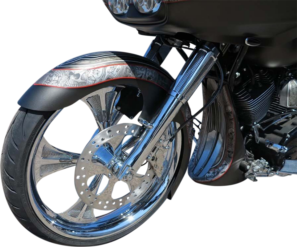 Thicky Front Fender - 23" Wheel - With Satin Spacers