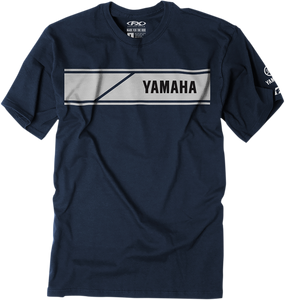 Yamaha Speed Block T-Shirt - Navy - Medium - Lutzka's Garage