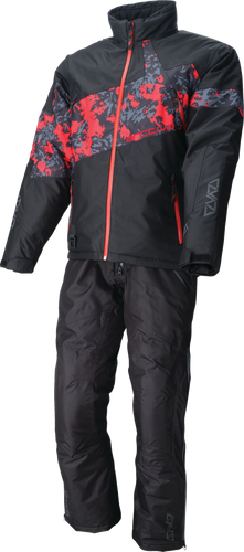 Pivot 7 Jacket - Camo Black/Red - Small - Lutzka's Garage