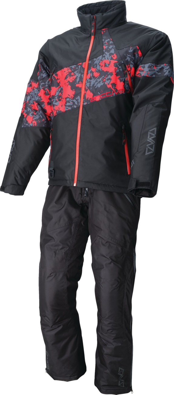 Pivot 7 Jacket - Camo Black/Red - Small - Lutzka's Garage