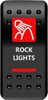 Rocker Switch - Rock Lights - Red - Lutzka's Garage