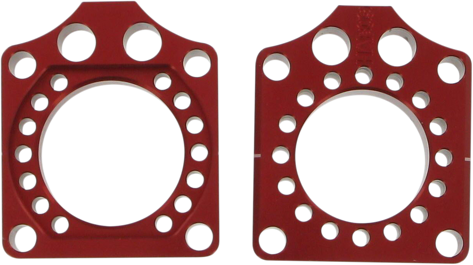 Axle Blocks - Red - Honda - Lutzka's Garage