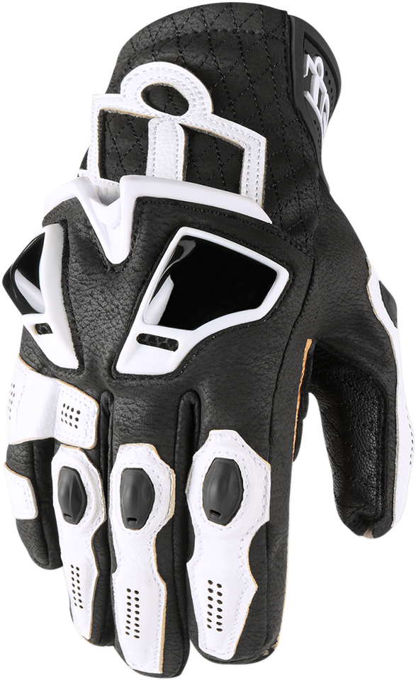 Hypersport™ Short Gloves - White - Small - Lutzka's Garage