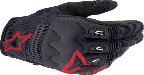 Techdura Gloves - Fire Red/Black - Small - Lutzka's Garage