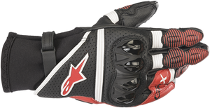 GPX V2 Gloves - Black/White/Bright Red - Medium - Lutzka's Garage