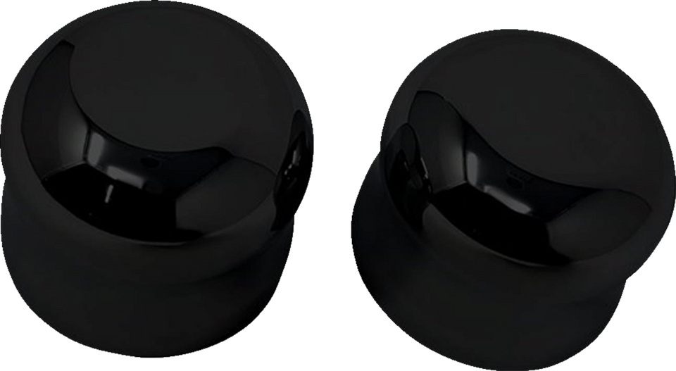 Axle Cap - Front - Smooth - Black - Lutzka's Garage