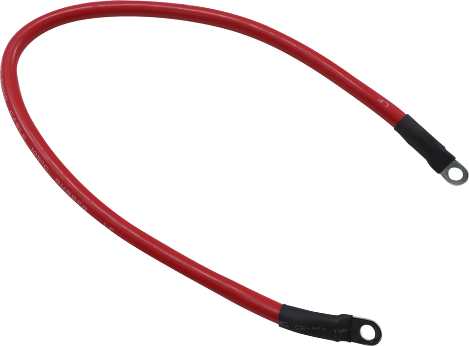 Battery Cable - 18" - Red - Lutzka's Garage