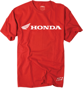 Honda Horizontal T-Shirt - Red - Medium - Lutzka's Garage