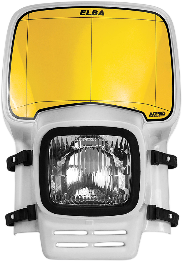 Elba Headlight - White - Lutzka's Garage