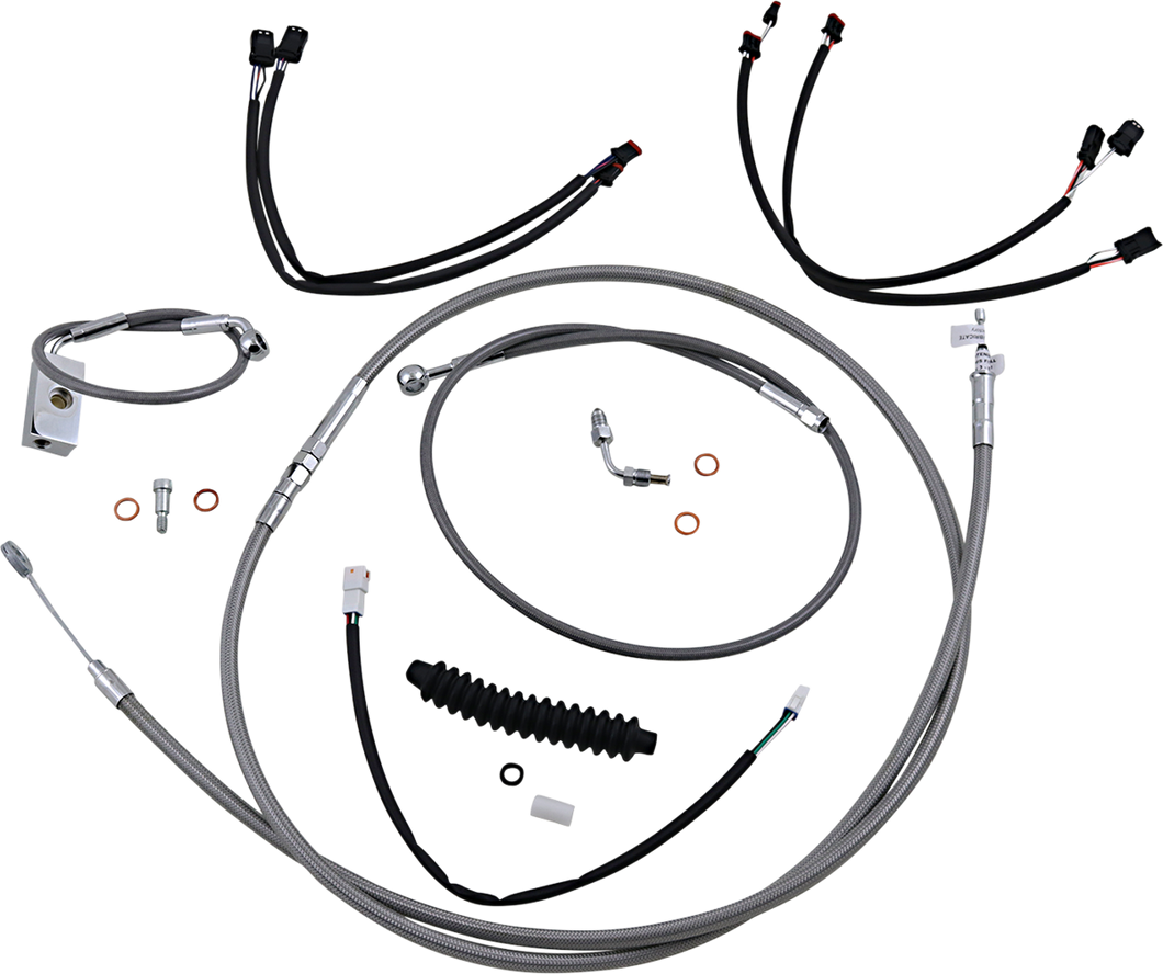 Control Cable Kit - XR - Stainless Steel/Chrome