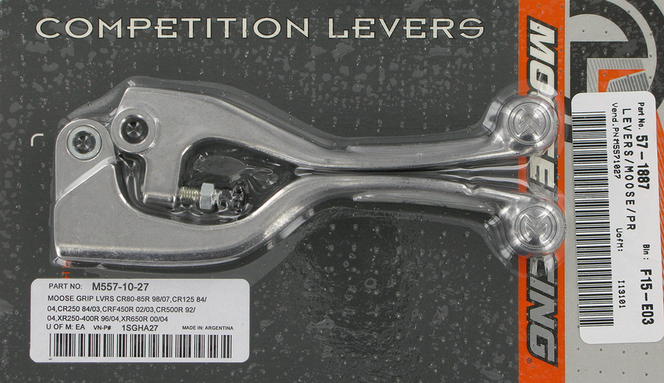 Lever Set - Competition - Clear - Lutzka's Garage