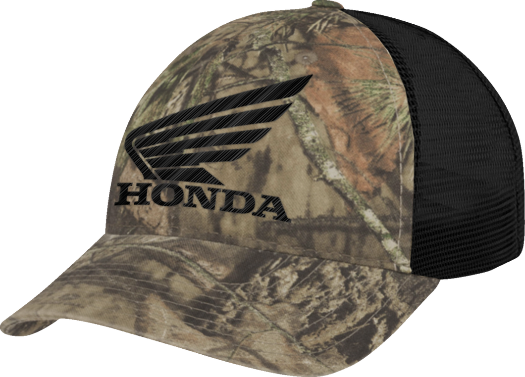 Honda Hat - Mossy Oak Camo/Black