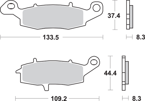 HS Brake Pads - V-Strom - 704HS