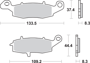 HS Brake Pads - V-Strom - 704HS