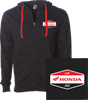 Honda Stadium Zip-Up Hoodie - Black - Medium - Lutzka's Garage