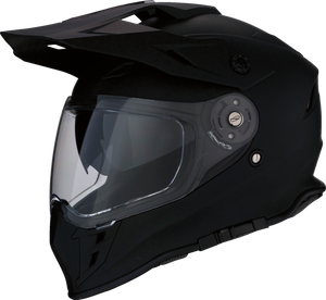 Range Dual Sport Helmet - Flat Black - Small - Lutzka's Garage