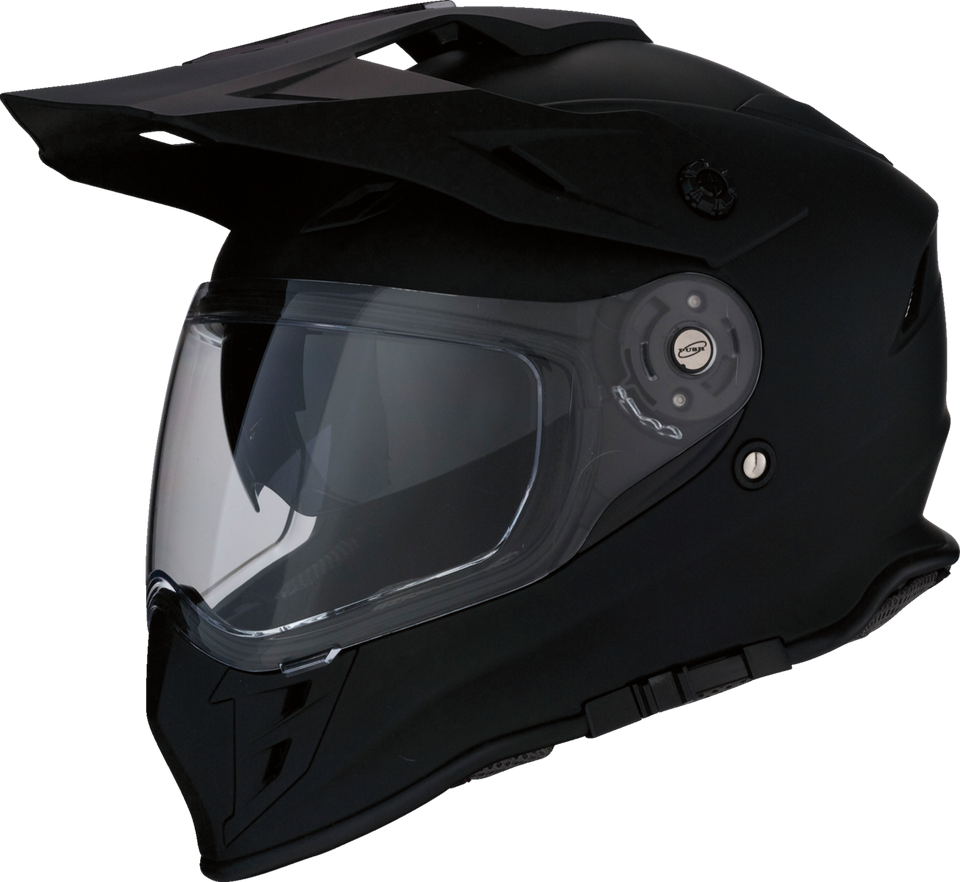 Range Dual Sport Helmet - Flat Black - Small - Lutzka's Garage