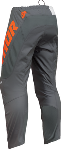 Sector Checker Pants - Charcoal/Orange - 28 - Lutzka's Garage