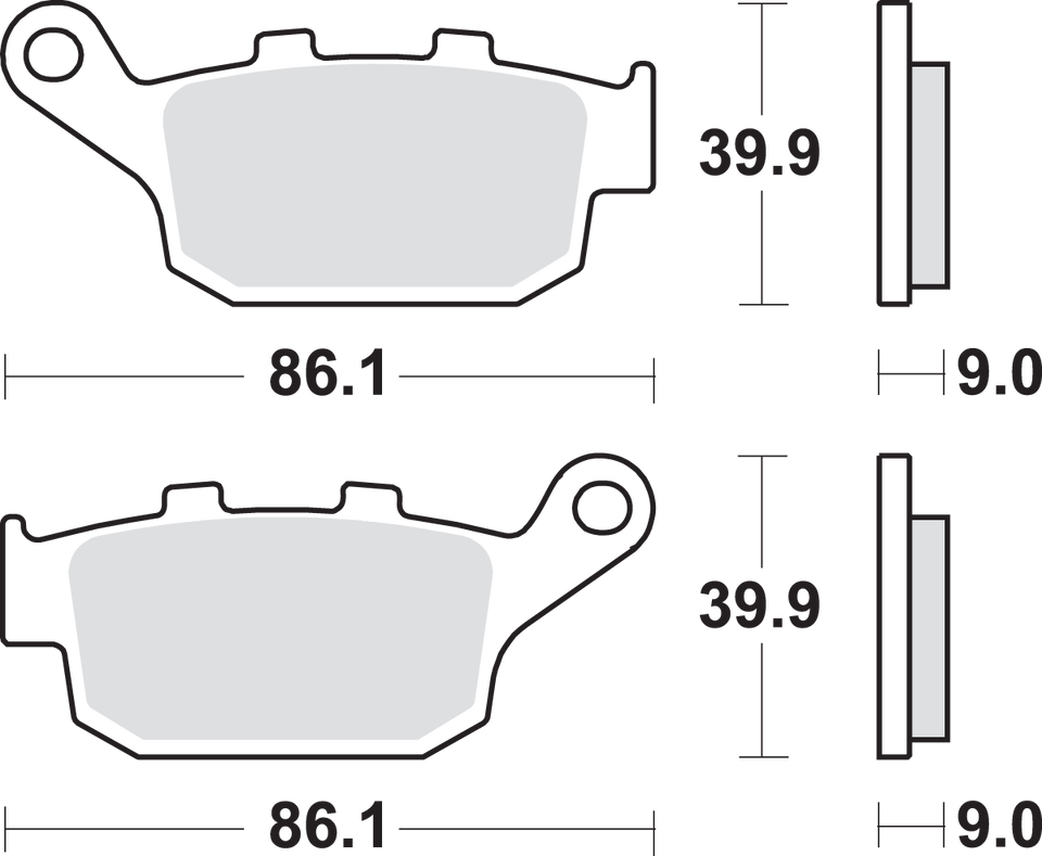 LS Brake Pads - 881LS