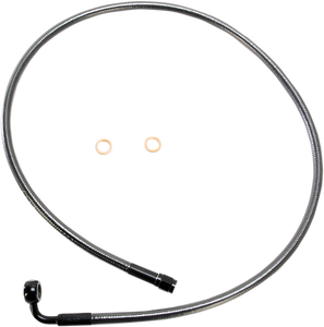 Brake Line - 10 mm-90° - 36" - Black Pearl