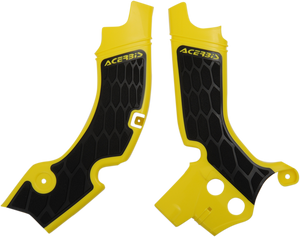 X-Grip Frame Guards - Yellow/Black - RM-Z 450 - Lutzka's Garage