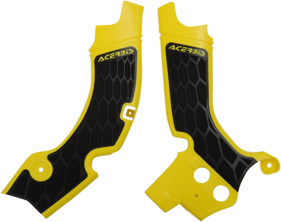 X-Grip Frame Guards - Yellow/Black - RM-Z 450 - Lutzka's Garage