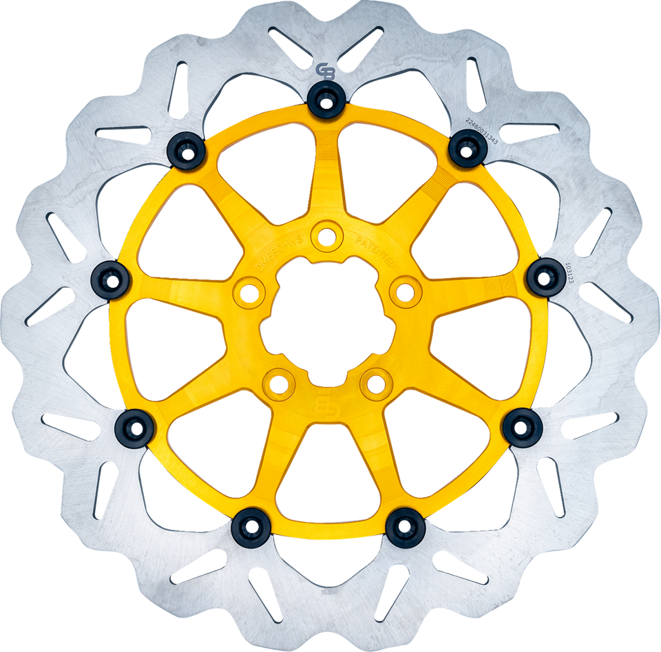 Brake Rotor - Front - Gold - Lutzka's Garage