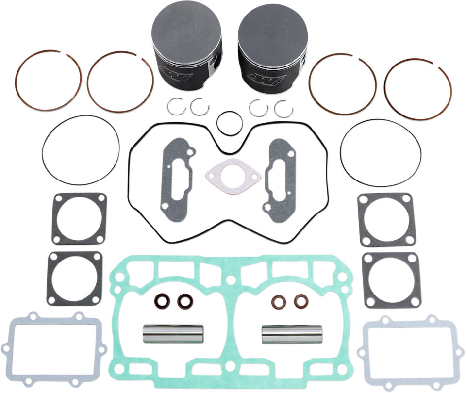 Piston Kit with Gaskets - 82.00 mm - 800R PTEC Engien Type - Ski-Doo