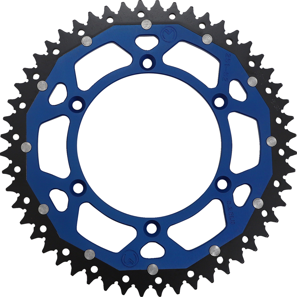 Dual Sprocket - Blue - 52 Tooth - Lutzka's Garage